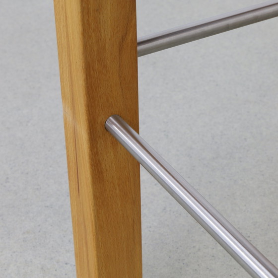 Image 1 of 5x Bar Stool in Massive Wood by Göhring