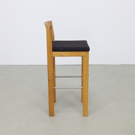 Image 1 of 5x Bar Stool in Massive Wood by Göhring