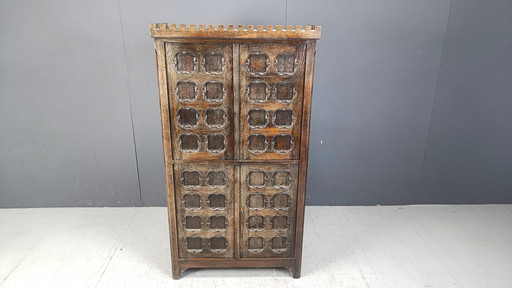 Rustic Vintage Spanish Cabinet, 1960s