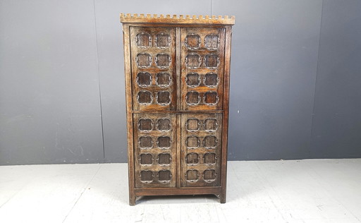 Rustic Vintage Spanish Cabinet, 1960s