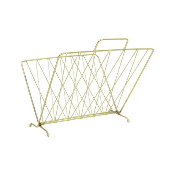 Image 1 of Mid - Century Magazine Rack