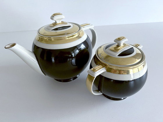 Image 1 of Art Deco Coffee / Tea Set, Porcelain