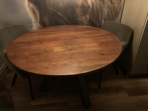 Mango Wooden Round Dining Table.