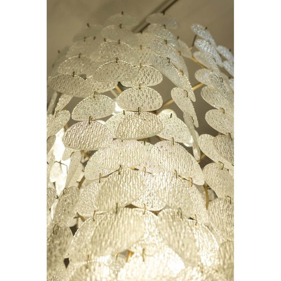 Image 1 of Vintage Murano glass chandelier, 1970