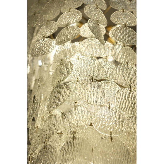 Image 1 of Vintage Murano glass chandelier, 1970