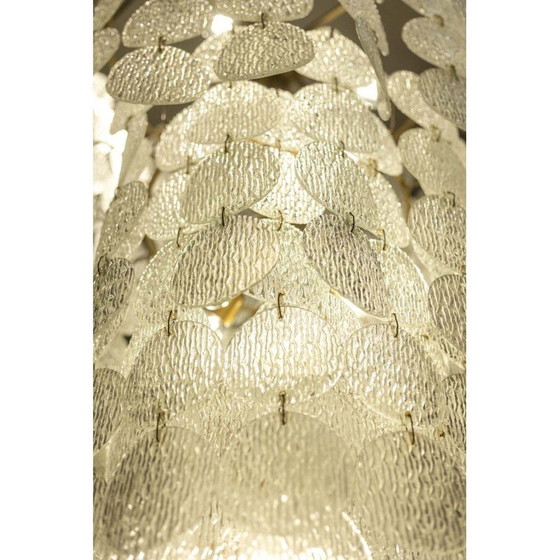 Image 1 of Vintage Murano glass chandelier, 1970