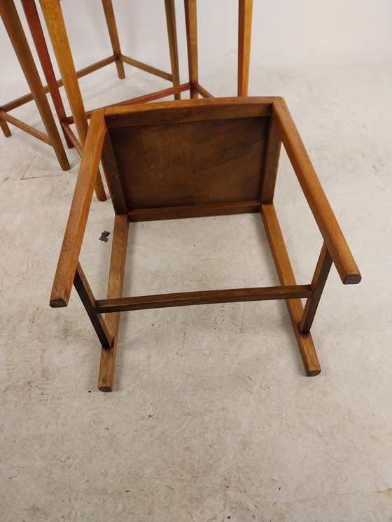 Image 1 of 1 X Mini Set Nesting Tables Danish Teak 1960'S.