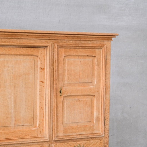 Vintage oak sideboard with 4 doors, Denmark 1960