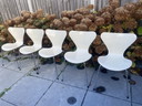 5x Vintage Fritz Hansen Butterfly Chairs 1982