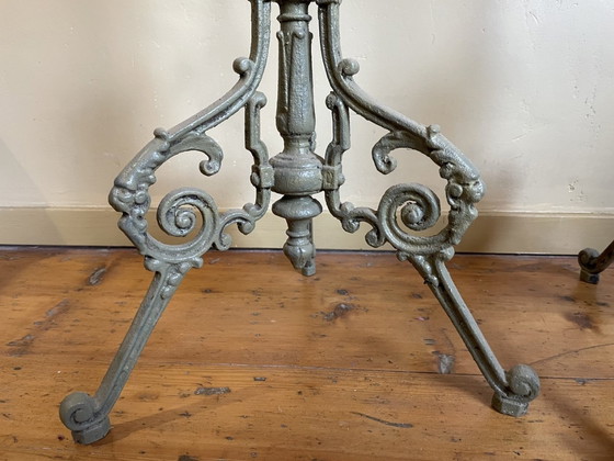 Image 1 of 2 X Tables Side Tables Italian With Cast Iron Base