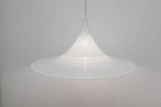 Image 1 of Vintage Lucite Hanging Lamp by Meblo Guzzini, 1980’s