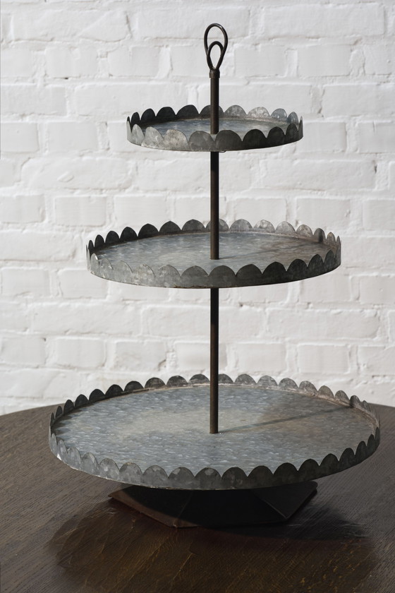 Image 1 of Vintage handmade serving stand