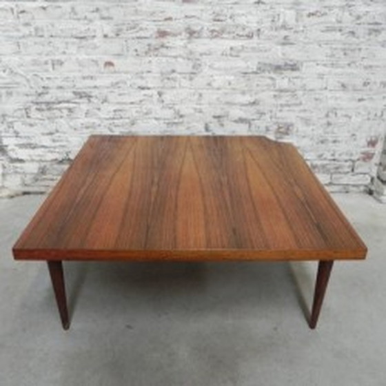 Image 1 of Table basse vintage s'ouvrant sur un coin - 1960s
