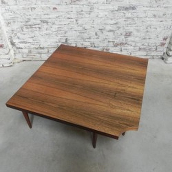 Image 1 of Tavolino da caffè vintage con apertura su un angolo - anni '60