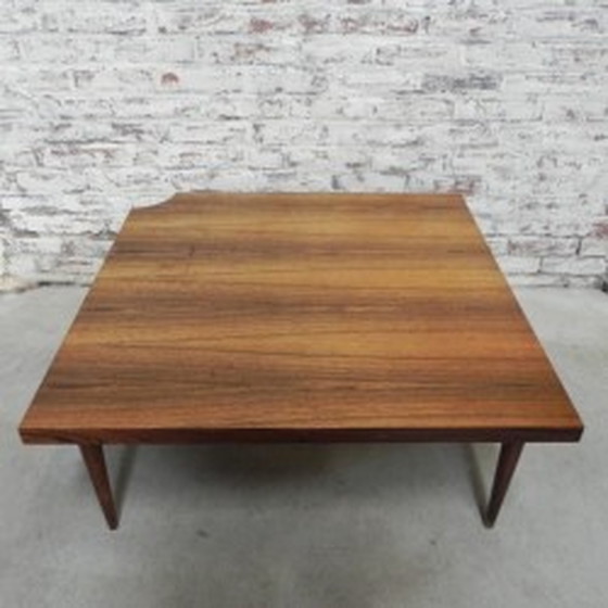 Image 1 of Table basse vintage s'ouvrant sur un coin - 1960s
