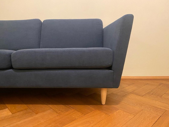 Image 1 of Boconcept Osaka 3-seater sofa incl. stool blue