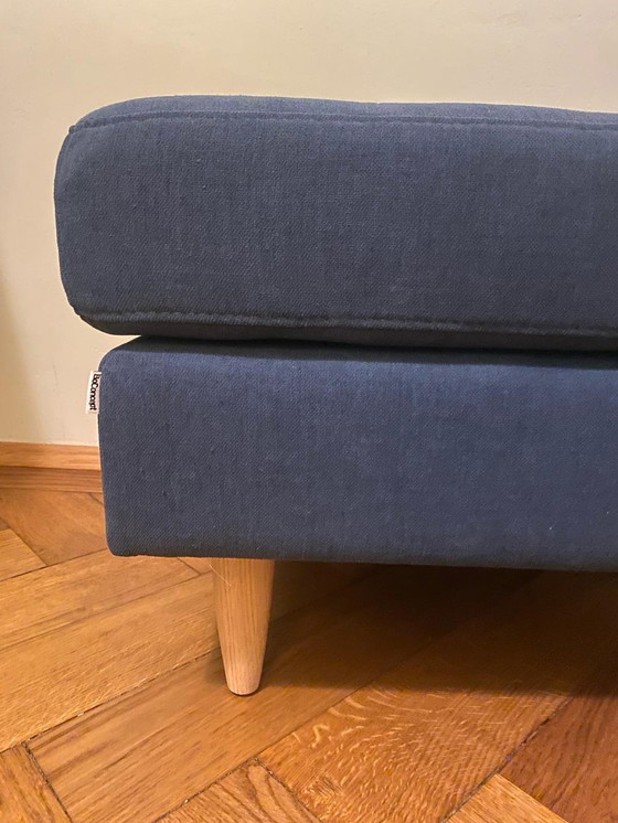 Image 1 of Boconcept Osaka 3-seater sofa incl. stool blue