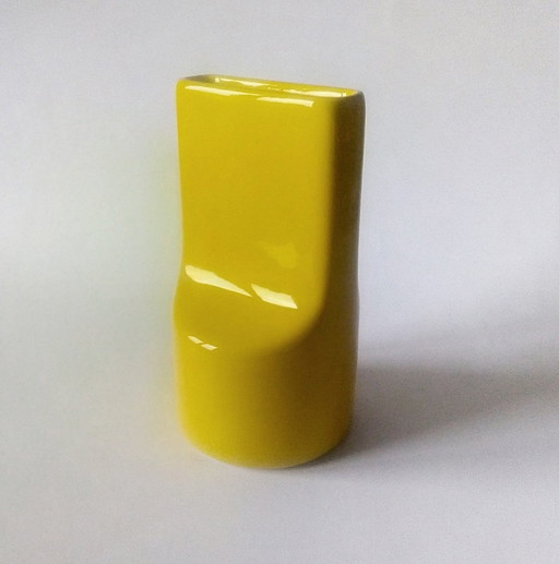 Design Devaux France Postmodern/Pop-Art Ceramic Vase 1980 S Sottsass-Era Real Rarity