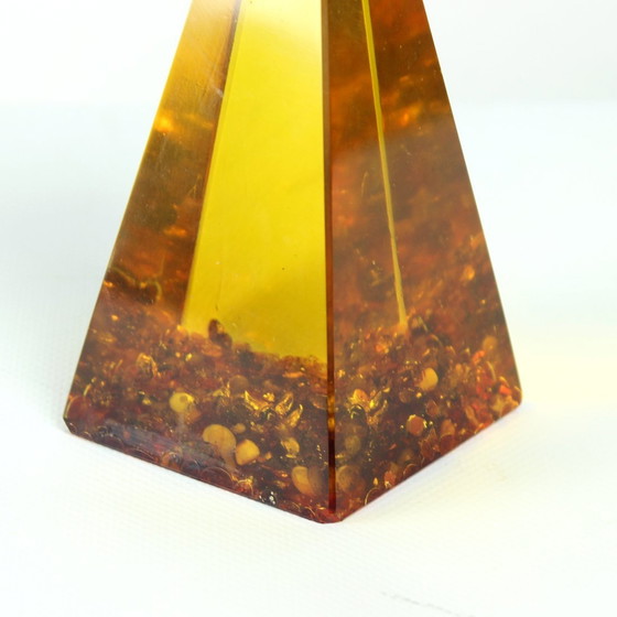 Image 1 of Vintage Resin Candle Holder, Czechoslovakia 1960S