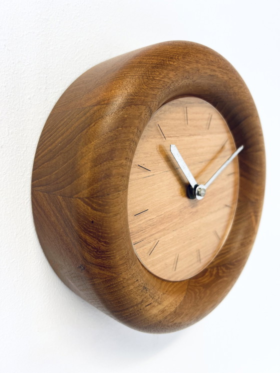 Image 1 of Teak Wall Clock, Böckenhauer