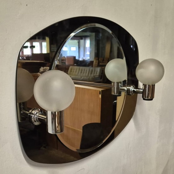 Image 1 of 1970s bathroom mirror