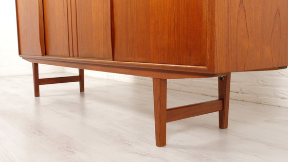 Image 1 of Vintage Sideboard | Sliding Doors | Scandinavian Design | 196 Cm