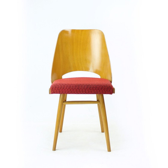 Image 1 of Set of 4 vintage beech dining chairs by Oswald Haerdtl for Thonet, 1960