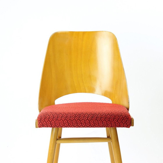 Image 1 of Set of 4 vintage beech dining chairs by Oswald Haerdtl for Thonet, 1960