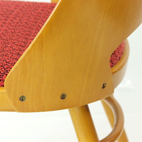 Image 1 of Set of 4 vintage beech dining chairs by Oswald Haerdtl for Thonet, 1960
