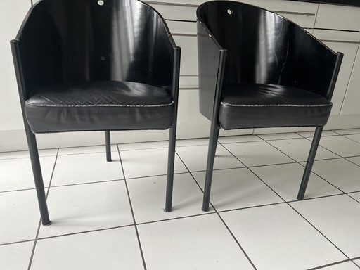 2x Starck Costes chairs