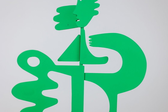 Image 1 of Antonine De Saint Pierre. Scultura verde "Il bacio". Contemporanea.