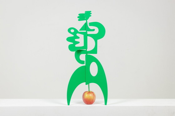 Image 1 of Antonine De Saint Pierre. Scultura verde "Il bacio". Contemporanea.