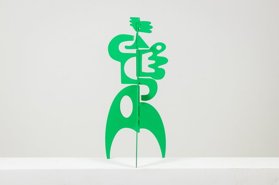 Image 1 of Antonine De Saint Pierre. Scultura verde "Il bacio". Contemporanea.