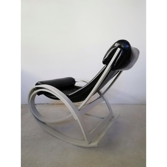 Image 1 of Vintage Sgarsul rocking chair by Gae Aulenti for Poltronova