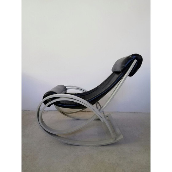 Image 1 of Vintage Sgarsul rocking chair by Gae Aulenti for Poltronova