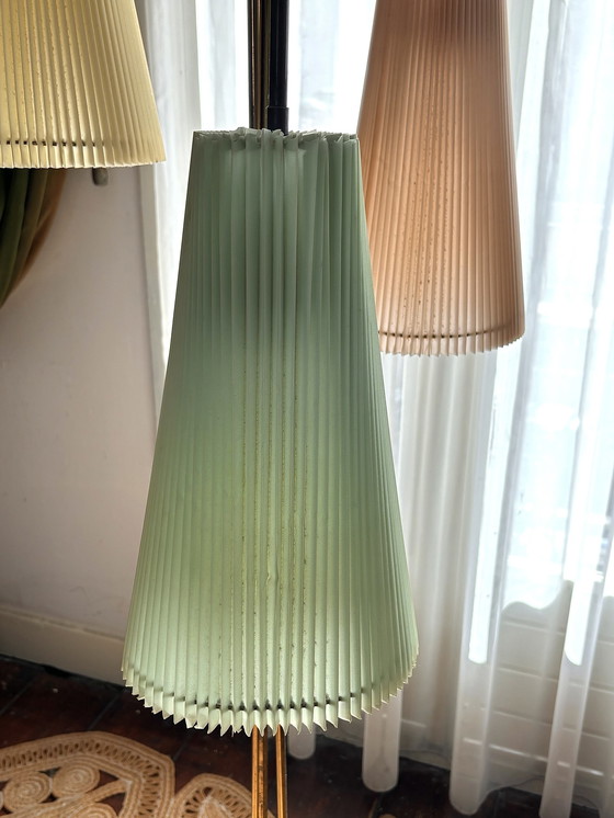 Image 1 of Floor Lamp 3 Skirt Shades By Cusack, Germany