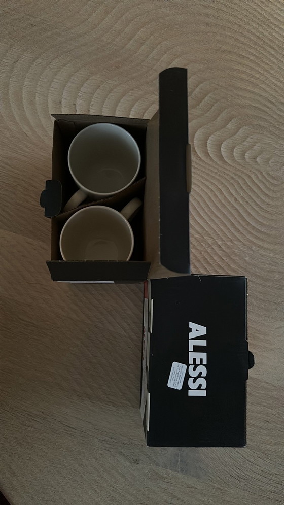 Image 1 of Alessi - La Bella Tavola - Set Of 4 Mugs And 1 Bowl