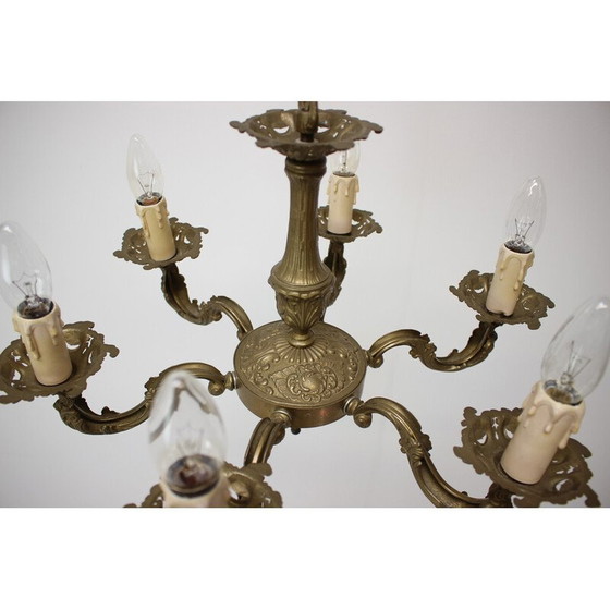 Image 1 of Vintage Art Deco chandelier, Czechoslovakia 1930s