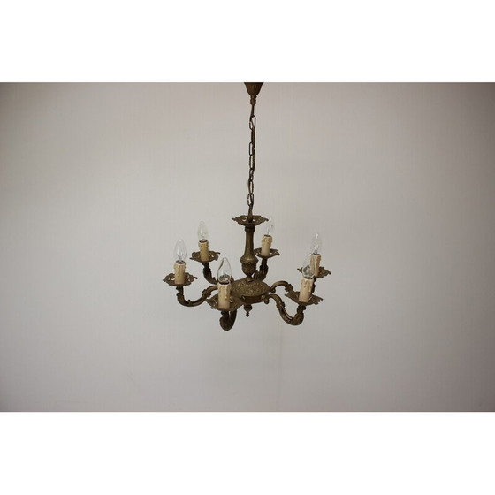 Image 1 of Vintage Art Deco chandelier, Czechoslovakia 1930s