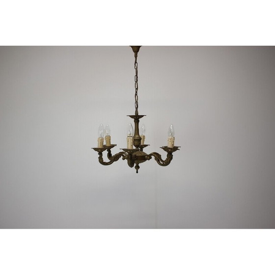 Image 1 of Vintage Art Deco chandelier, Czechoslovakia 1930s