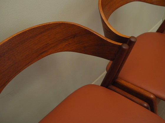 Image 1 of Set Of Four Teak Chairs, Danish Design, 1970S, Manufacture: Korup Stolefabrik