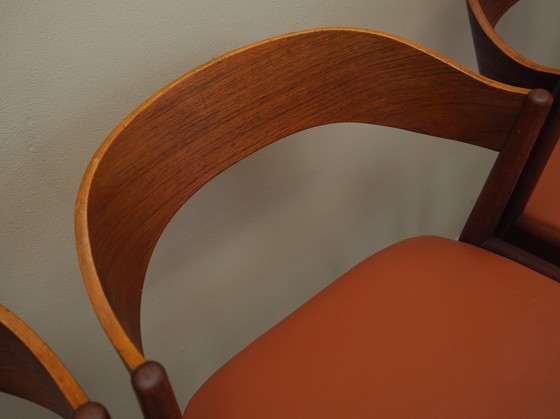 Image 1 of Set Of Four Teak Chairs, Danish Design, 1970S, Manufacture: Korup Stolefabrik