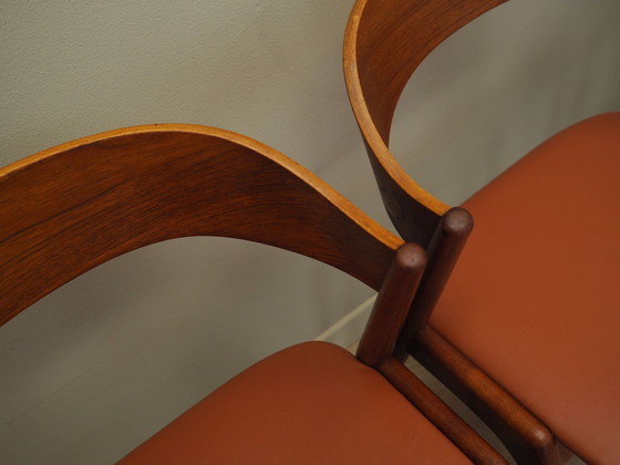 Image 1 of Set Of Four Teak Chairs, Danish Design, 1970S, Manufacture: Korup Stolefabrik