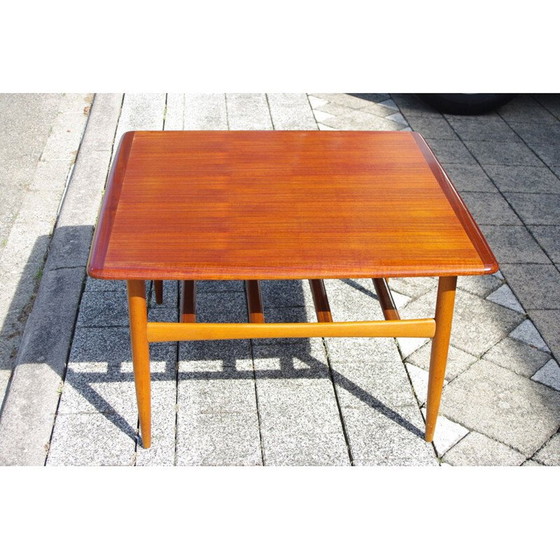 Image 1 of Tavolino da caffè vintage in teak di Alberts per Thiro, Svezia 1965