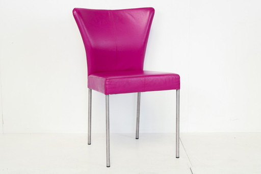 4x Salsa chair Hermes leather purple