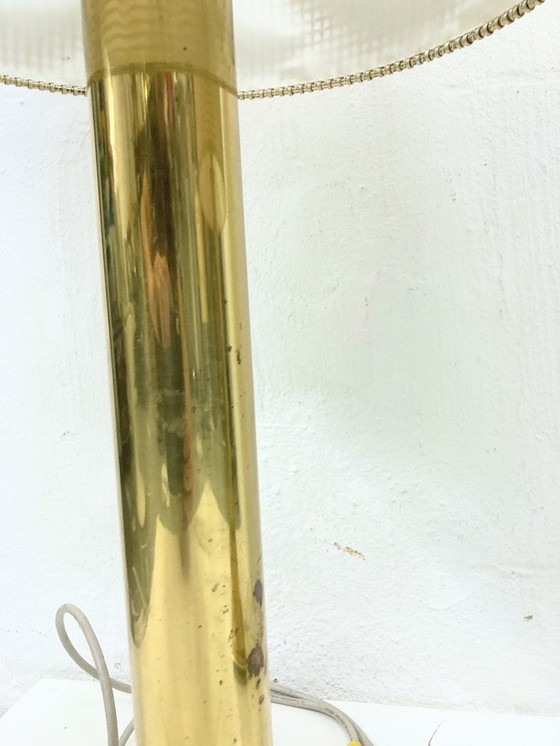 Image 1 of 2 Large American brass table lamps 60s 70s Hollywood Regency