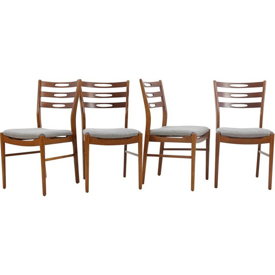Image 1 of Set Of Four Danish Teak Chairs - 1960s