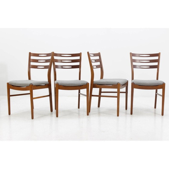 Image 1 of Set Of Four Danish Teak Chairs - 1960s