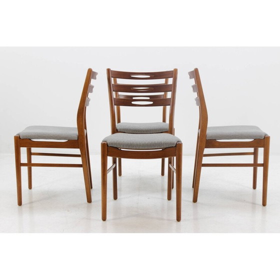 Image 1 of Set Of Four Danish Teak Chairs - 1960s