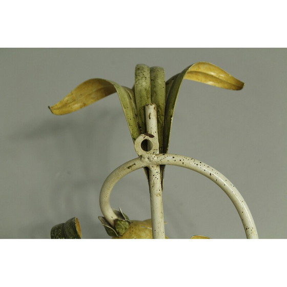 Image 1 of Set of 10 vintage iron and Murano glass wall lamp, Italy